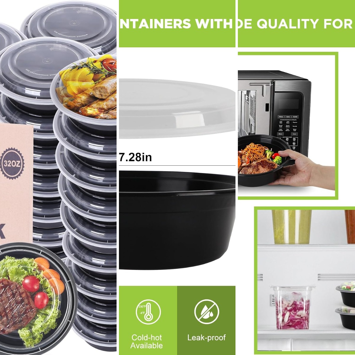 Meal Prep Freezer - Contenitori per la preparazione dei pasti