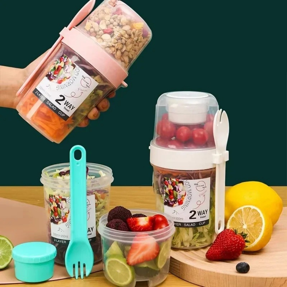Meal Prep Yogurt Containers - Tazza per insalata portatile Tazza per