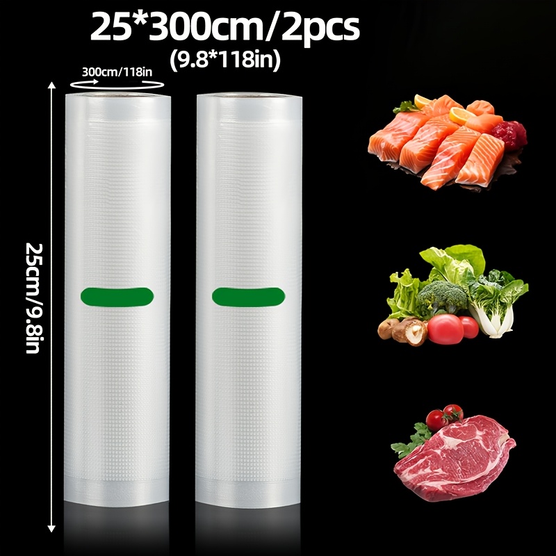 Meal Prep Freezer - Confezione da 2 Rotoli per Sottovuoto
