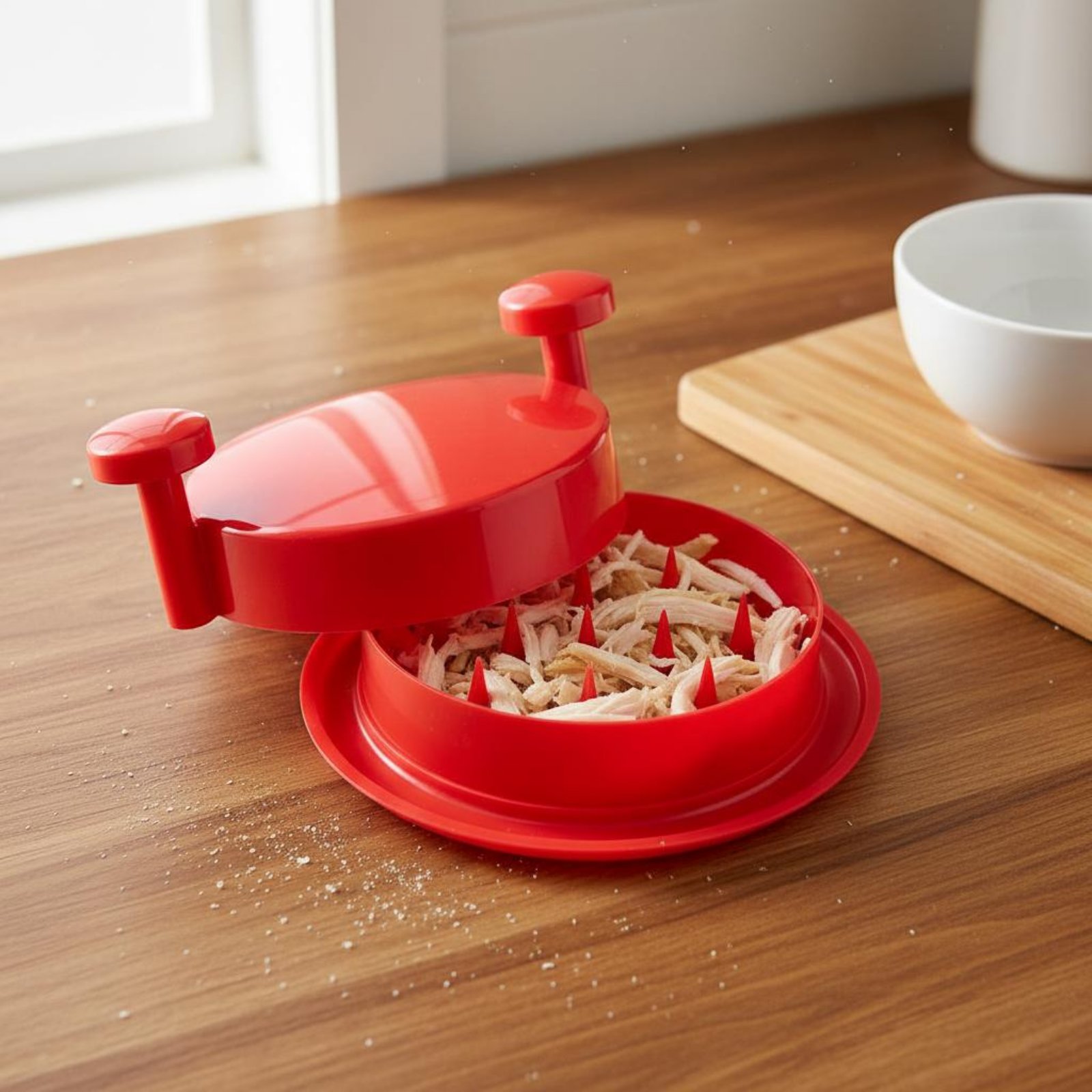 Meal Prep High Protein Low Calorie - Tritacarne per petto di pollo, strumento