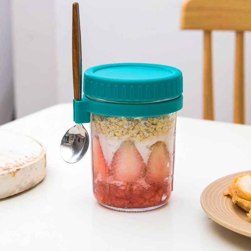 Overnight Oat Jar - Barattolo in Vetro per Overnight Oats
