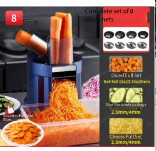 Meal Prep Zucchini - Tritatutto Automatico 3-in-1: Taglia Cipolle, Sminuzza