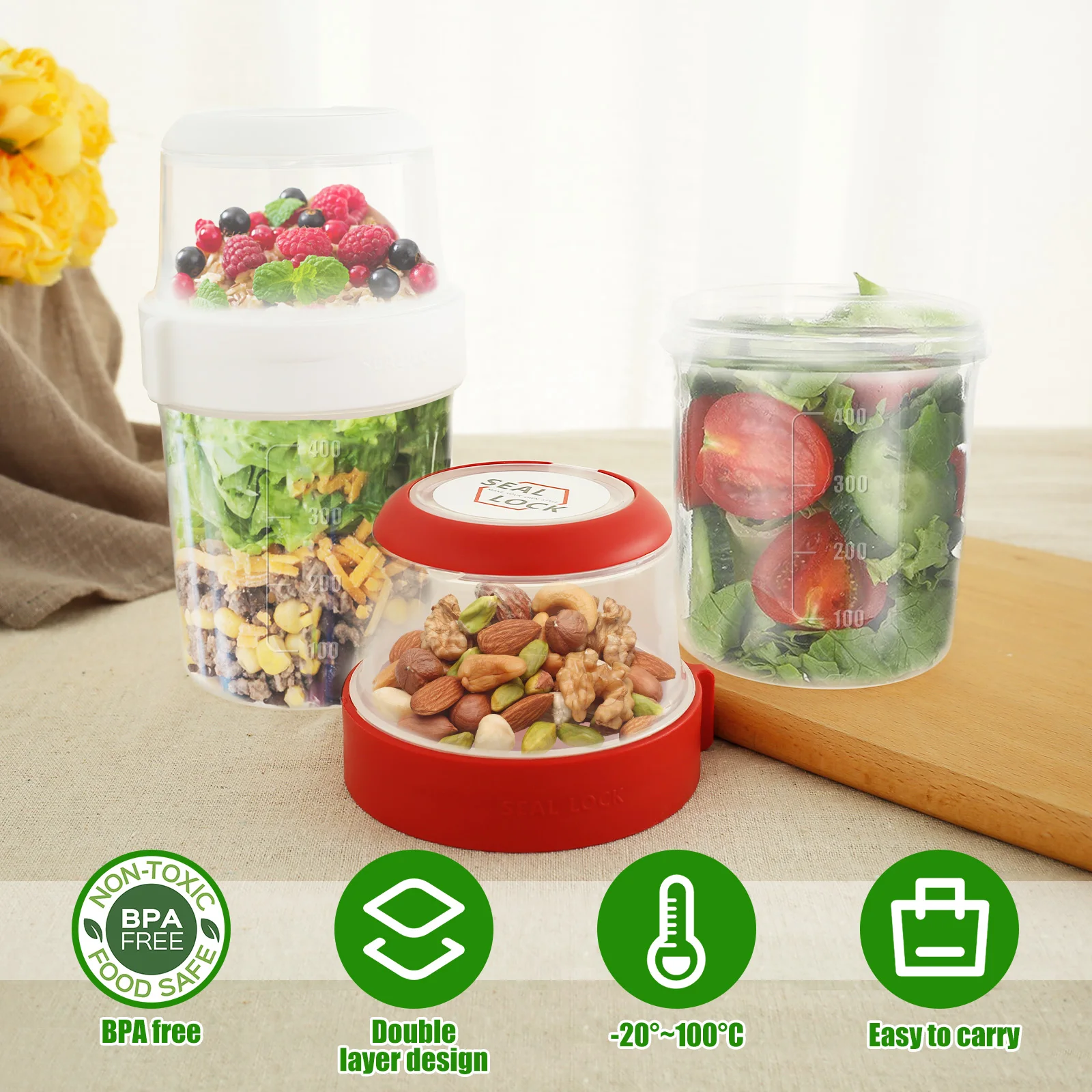 2 tazze per colazione riutiliz - Overnight Oat Jar recensione e prezzo