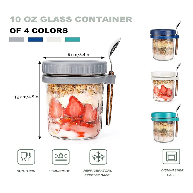 Set di 4 Contenitori per Overn - Overnight Oat Jar recensione e prezzo
