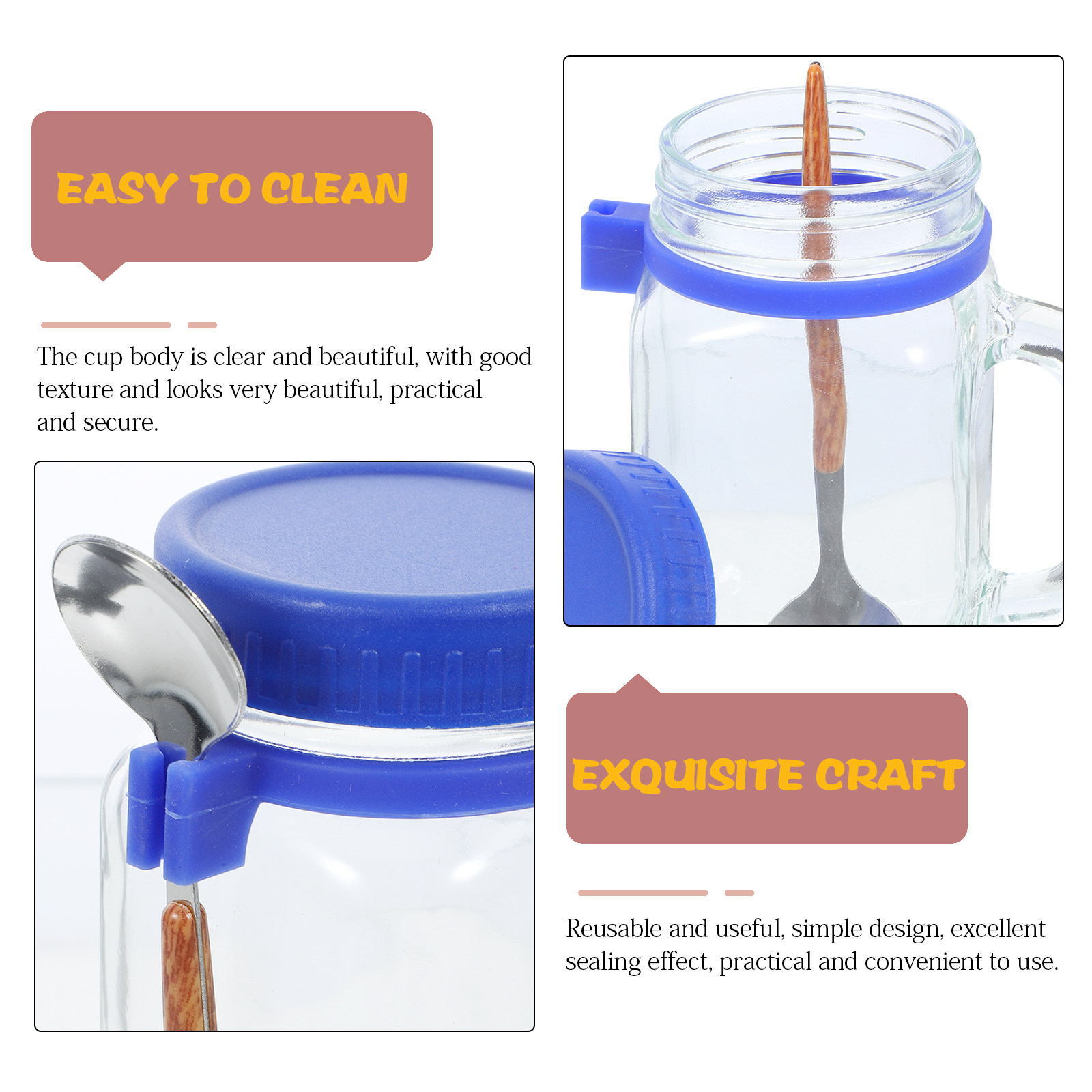 1 Set Barattolo in Vetro per O - Overnight Oat Jar recensione e prezzo
