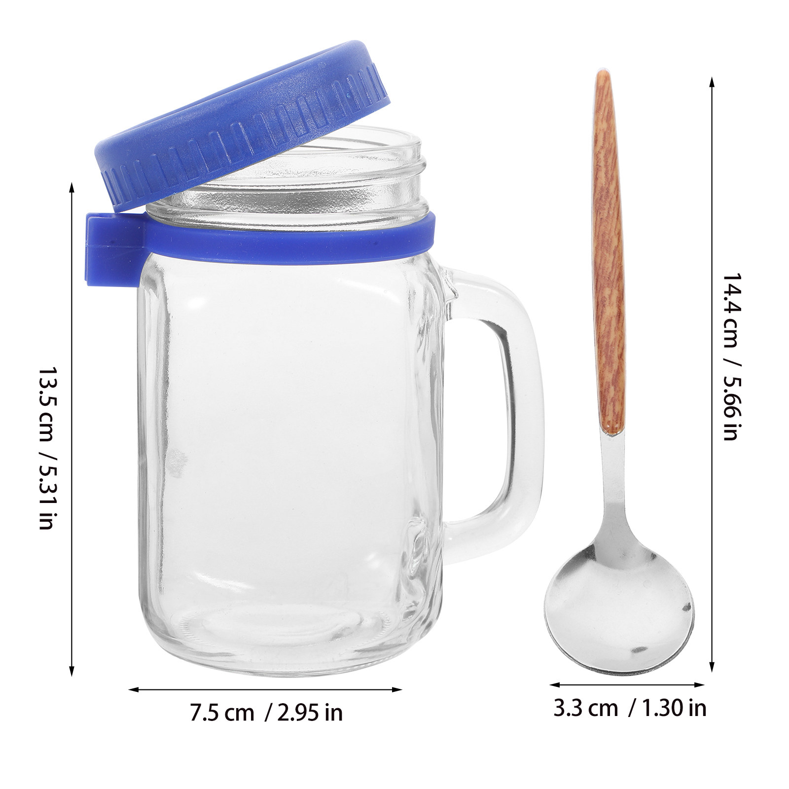 1 Set Barattolo in Vetro per O - Overnight Oat Jar recensione e prezzo