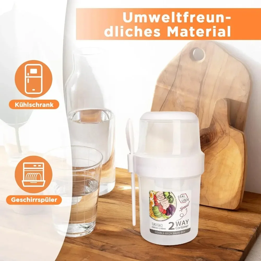 Tazza per insalata Tazze per c - Meal Prep Yogurt Containers recensione e prezzo