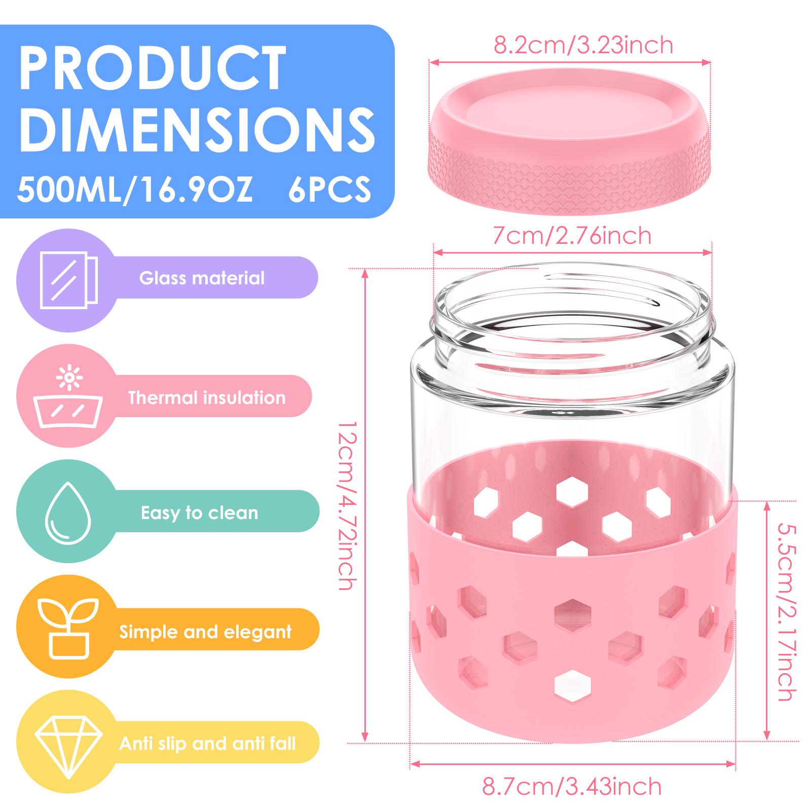 Confezione da 2/4/6 contenitor - Overnight Oat Jar recensione e prezzo